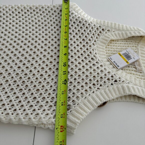 Michael Kors Fringe Trim Knit Dress, New, Size M - Picture 15 of 17